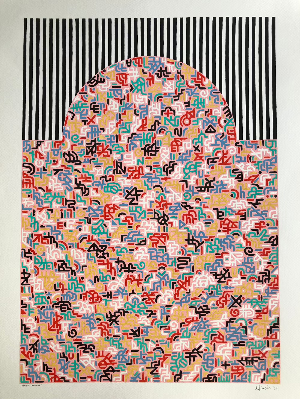 Divine Delight artwork A1 size