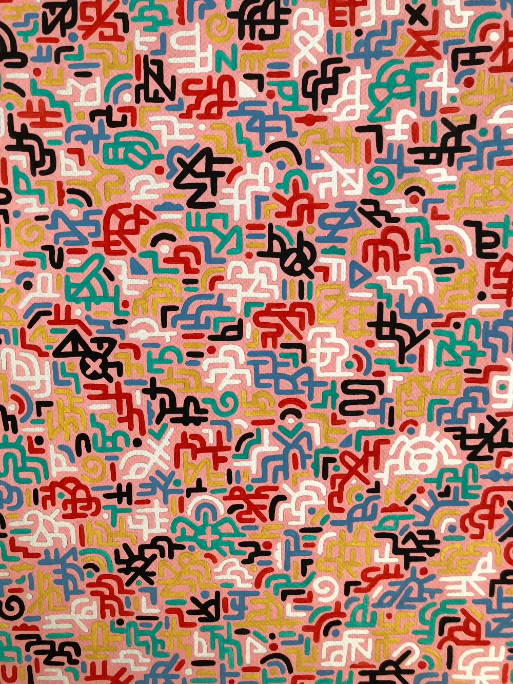 Divine Delight artwork with shapes and colour palette