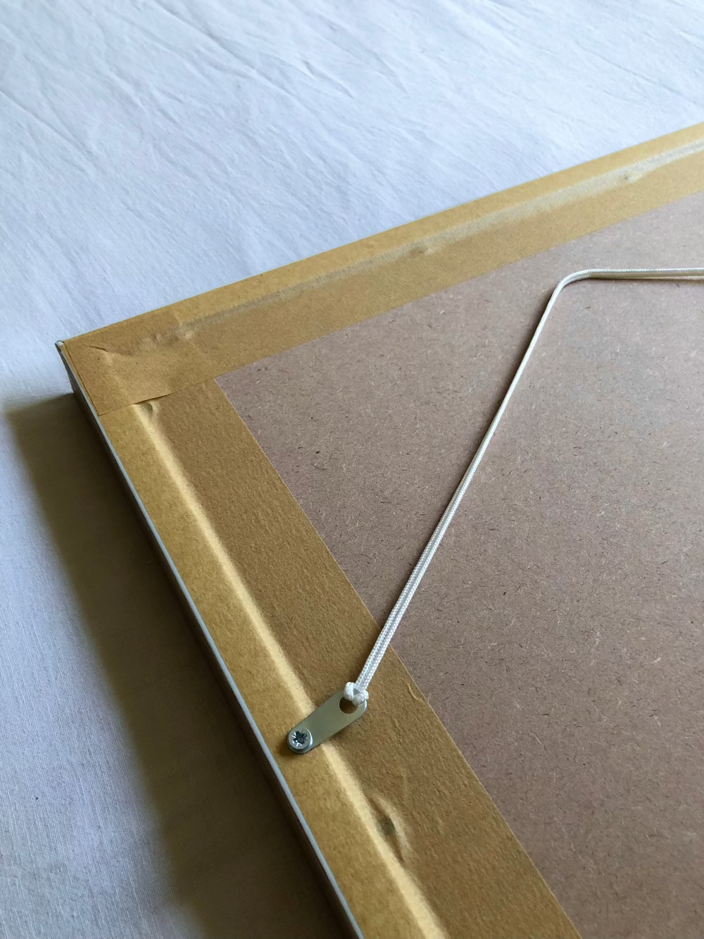 Back of frame for hanging up onto the wall