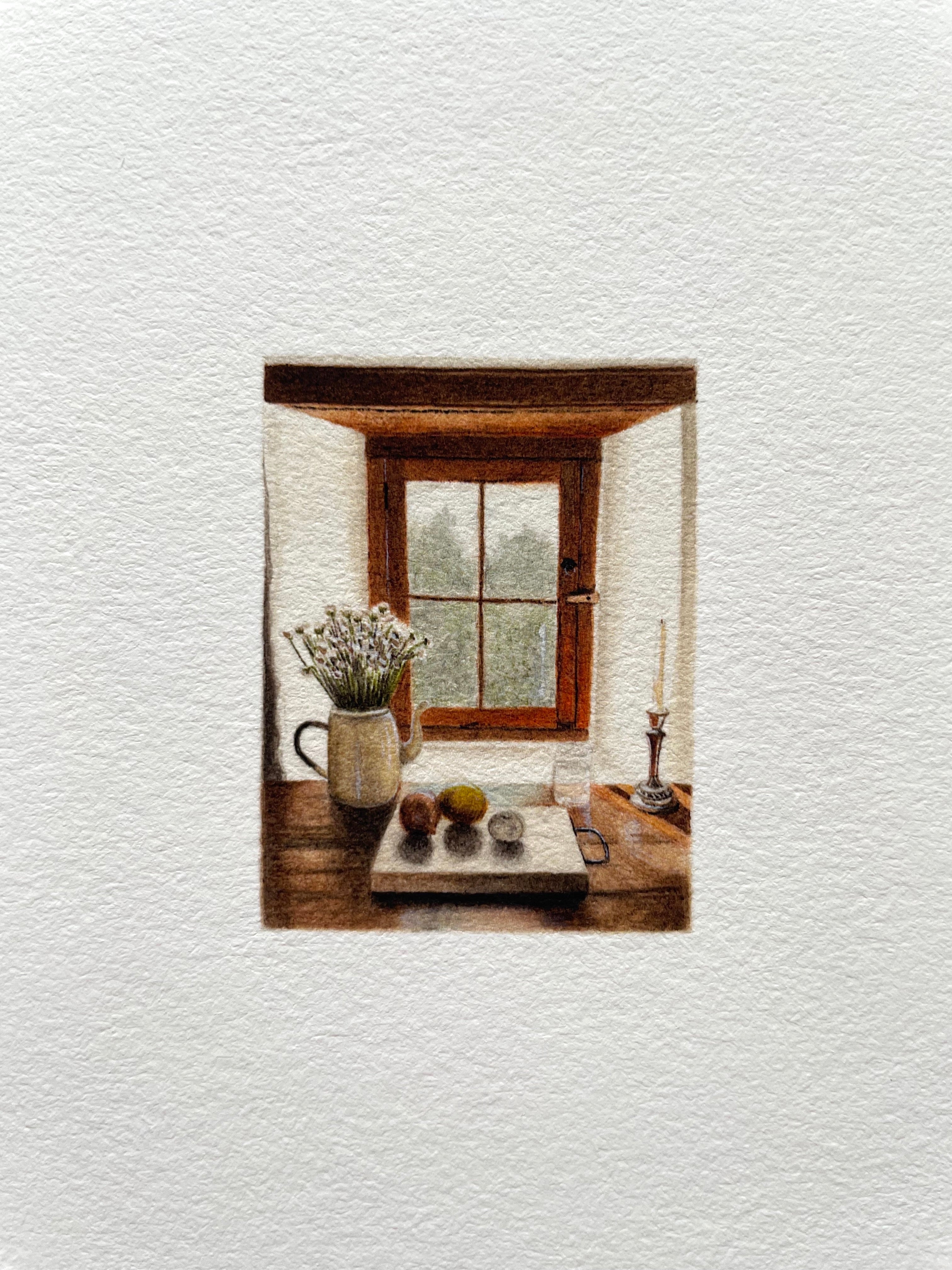 'The Cottage Window' Miniature Fine Art Print – Dree-Louise Finch